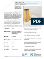 Filtros de fibra de vidrio para separación de polvo y líquido