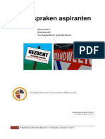 Werkafspraken Aspiranten