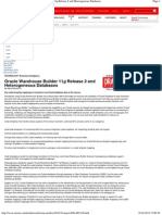 OWB 11g - Heterogeneous Databases [Rittman] 2010