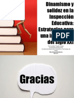 Dinamismo y Estabilidad en La Inspección Educativa