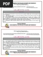 learning log in educ 117