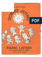 Bendelja Vajnaht Dobro Jutro Radni Listovi Za 1 Razred C5a1k Zagreb 1991