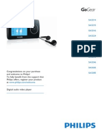 Manual de Usuario MP3 Philips GoGear