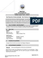 Minutes: Next Resolution Number 2014-066 Next Ordinance Number 2014-006