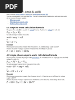 Download How to Convert Amps to Watts by Apis Deen SN245064030 doc pdf