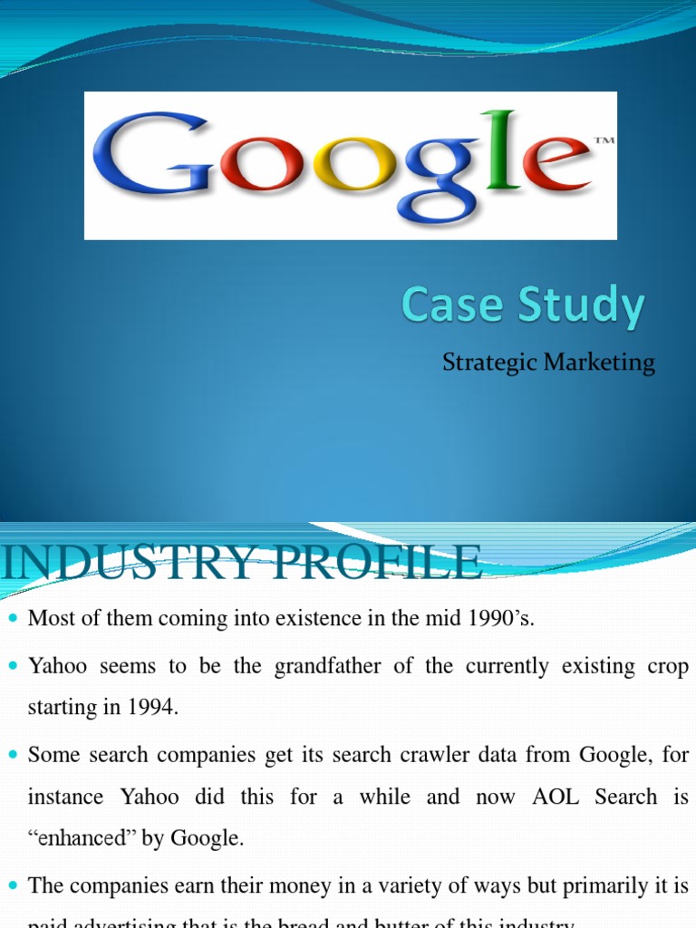 Google Marketing Strategy Overview | PDF | Google | Advertising