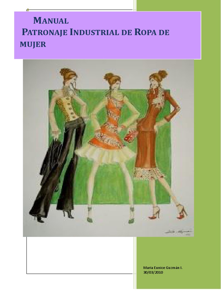 Manual Patronaje Femenino PDF | PDF | Moda | Ropa