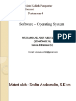 4 - Software - Operating System