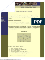 CPM - Critical Path Method