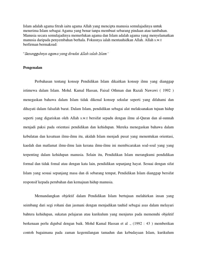 Pendidikan Akidah Di Malaysia Pdf
