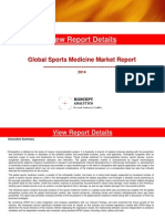 Global Sports Medicine Market Report