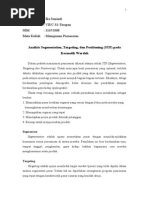 Download Analisis STP Segmentation Targeting Positioning Kosmetik Wardah  by Ika Junianti SN245079849 doc pdf