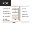 Flyback Transformer Design Tool