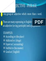 Adjective Phrase