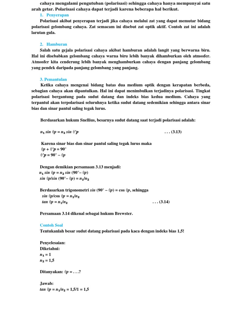 Lanjutan Materi Contoh Soal