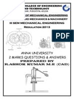 FLUID MECHANICS AND MACHINERY UNIVERSITY TWO MARK QUESTION AND ANSWER FOR REG - 2013