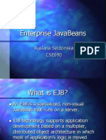 Enterprise Javabeans: Ruslana Svidzinska Cse690