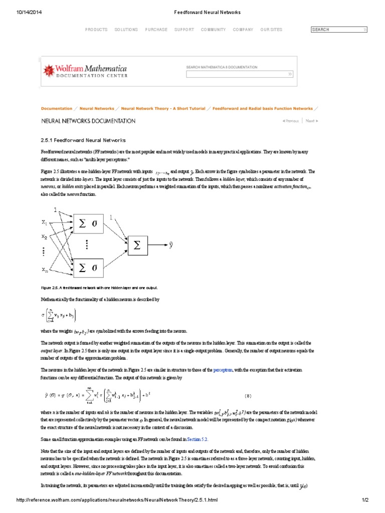 Feedforward Neural Networks | PDF | Artificial Neural Network ...
