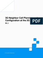 GSM RNO Subject-3G Neighbor Cell Planning and Configuration at The 2G Side - R1.1