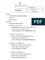 SOP Hemodialisa - Perawatan Mesin Dialysis