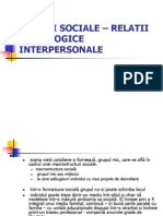 Amg I Relatii Sociale - Relatii Psihologice Interpersonale