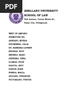 Writ of Amparo Consolidated cases