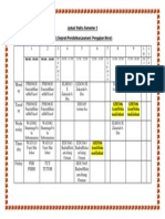 Jadual Waktu Semester 3