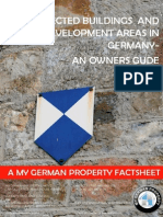 Protected Buildings and Redevelopment Areas in Germany - An Owners Gude