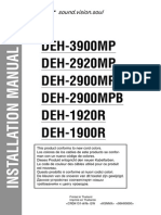 Pioneer DEH-2900MP Installation Manual en