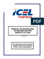 Manual Decibelimetro Icel DL4200