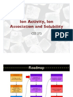 Ion Activity, Equilibrium & Solubility Modeling