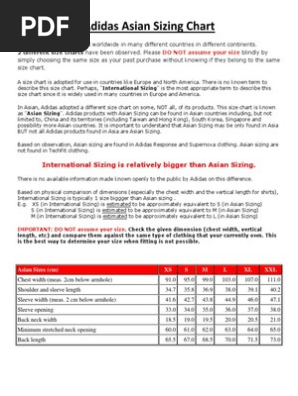 adidas clothing size guide