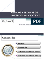 Capitulo II Métodos y Técnicas de Investigación Cientifica