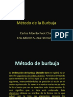 METODO BURBUJA