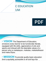 2002 Basic Education Curriculum Overview