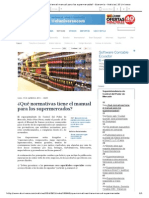 ¿Qué Normativas Tiene El Manual para Los Supermercados - Economía - Noticias - El Universo PDF