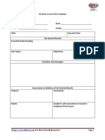 IBC Blank Lesson Planner Template