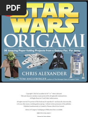 Star Wars Origami Boba Fett 