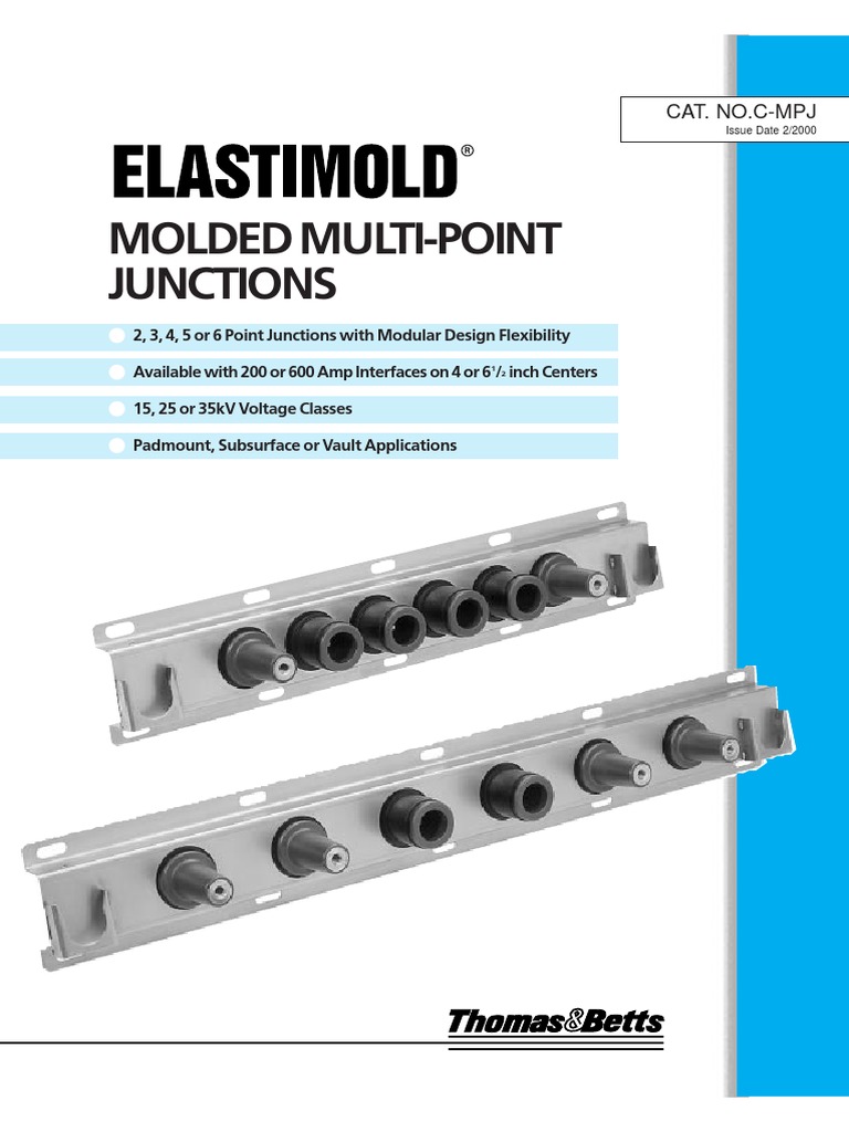 Multi-Point Junctions Catalog C-MPJ | PDF | Electrical Connector ...