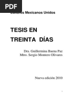 Tesis en 30 Dias PDF