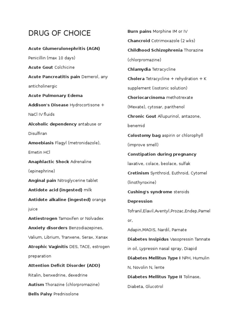 drug-of-choice-pdf-diseases-and-disorders-clinical-medicine