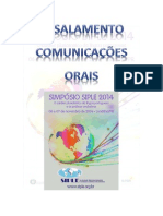 ENSALAMENTO      Comunicações Orais Simpósio SIPLE 2014