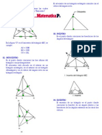 Cap 2 - Triángulos - Puntos Notables - Teoría