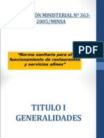 5.3_ Normativa 363-2005- Restaurantes y Afines