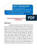IEEE 2014 .NET DATA MINING PROJECT Searching Dimension Incomplete Databases