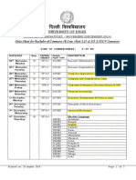 DU Date sheet