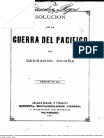 Solución en La Guerra Del Pacífico. (1881)