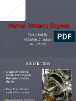 Wankel (Rotary) Engines: Presented by Abhishek Chauhan ME Branch