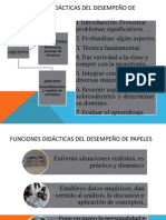 Funciones Didácticas Del Desempeño de Papeles