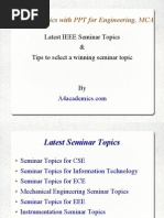Download Best Seminar Topics with PPT by George John SN245167906 doc pdf
